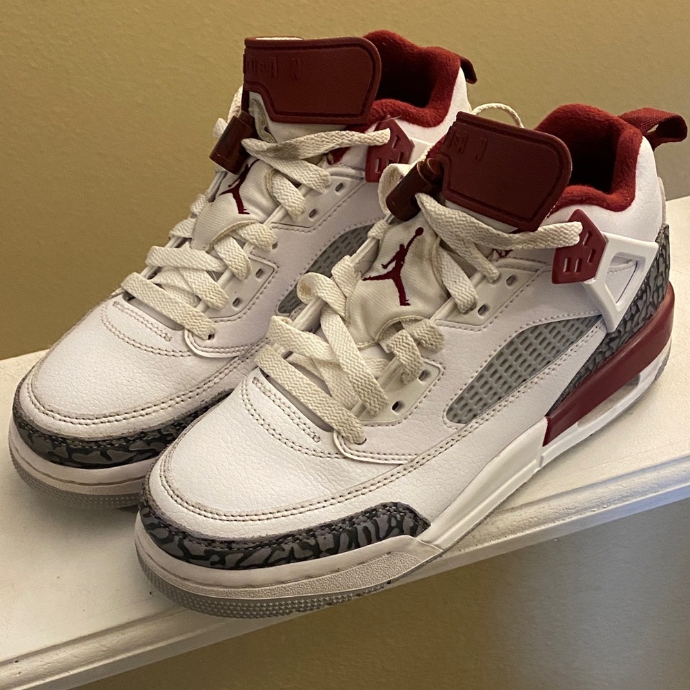 Jordan Kids Sneakers White and Red